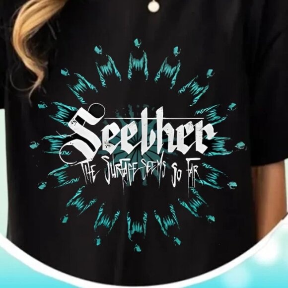 Seether The Surface Seems So Far Tour 2025 T-Shirt, Gift For Fans 134 - Picture 2 of 6